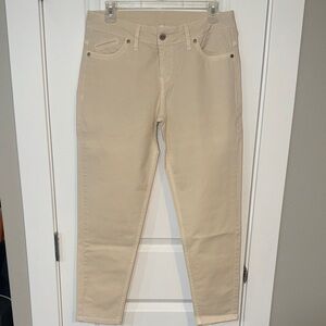 Poetry Women's Cream Straight Leg Pants